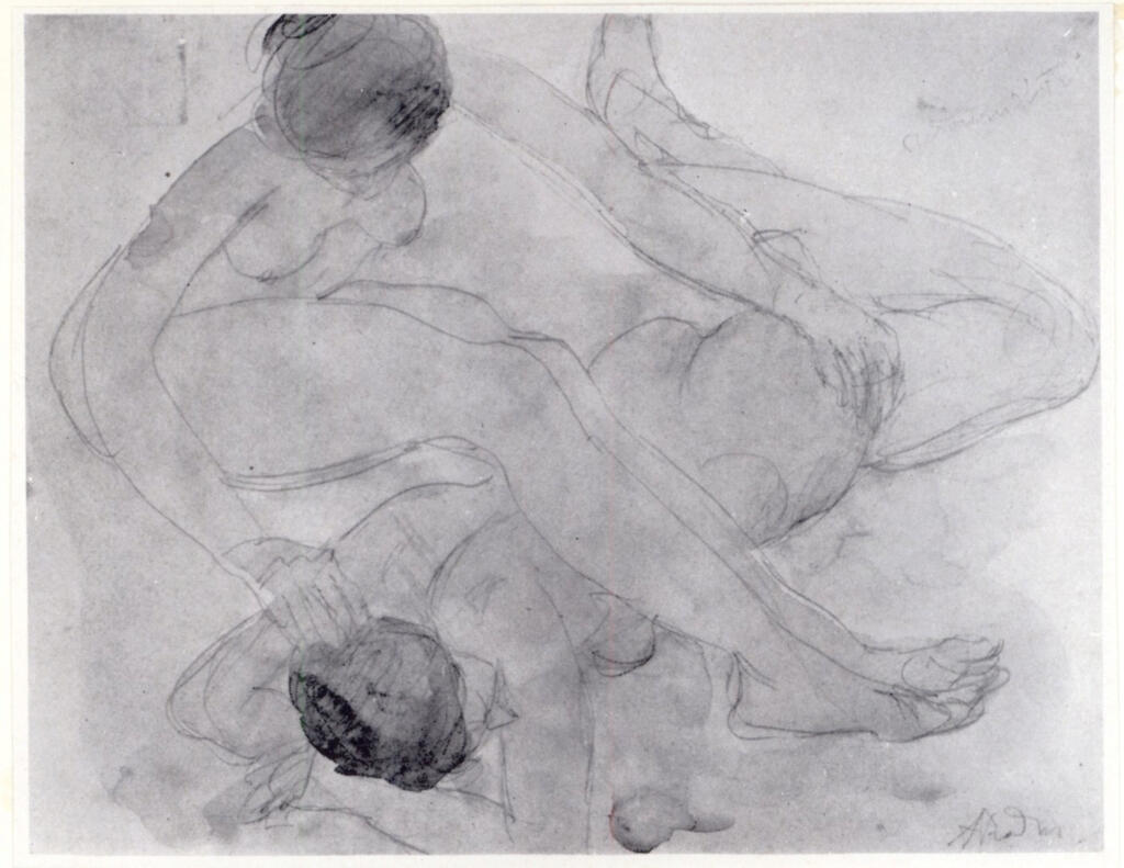 Rodin, Auguste , Deux femmes nues se reposant -