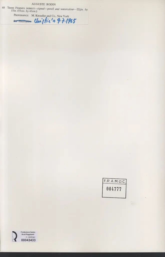 Anonimo , Rodin, Auguste , retro