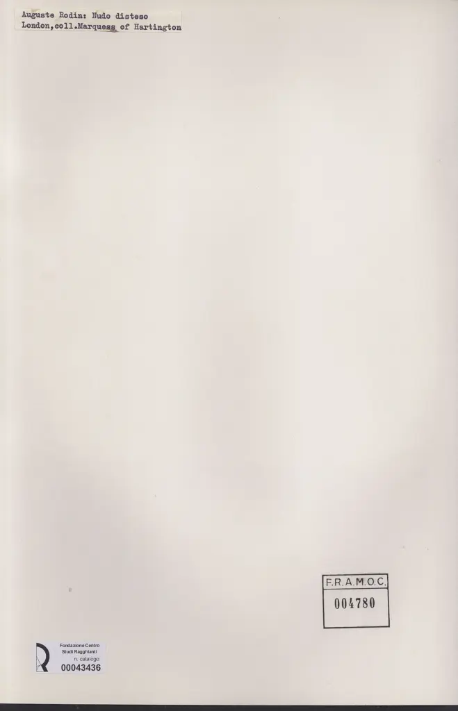 Anonimo , Rodin, Auguste - sec. XIX , retro