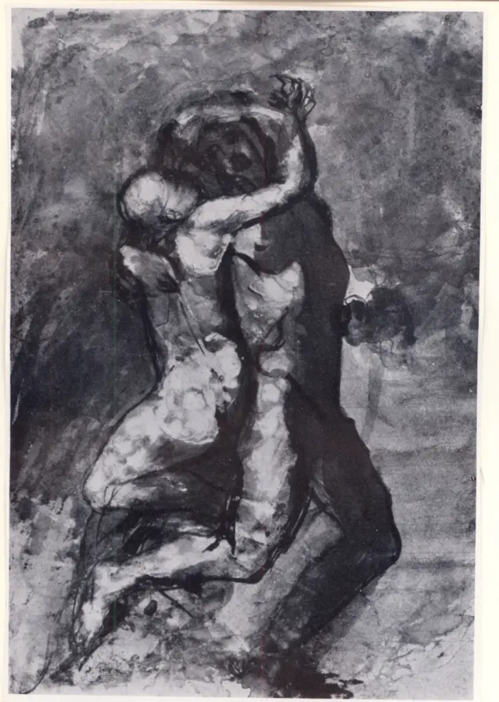 Anonimo , Rodin, Auguste - sec. XIX - Etude pour "Le cercle des Amours" , fronte
