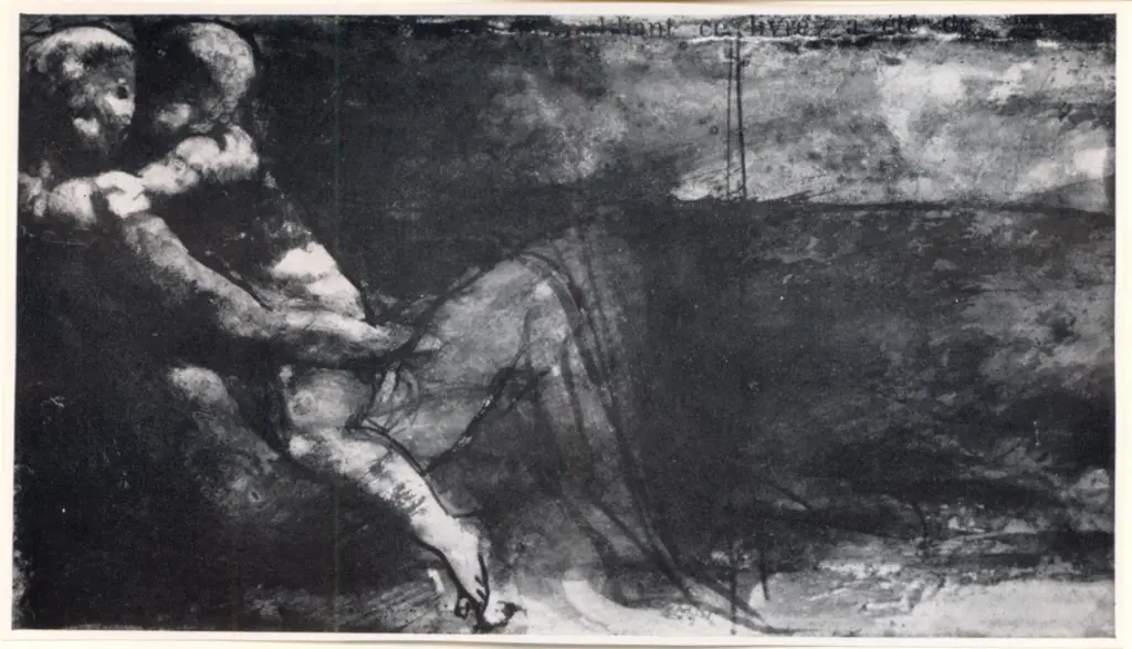 Anonimo , Rodin, Auguste - sec. XIX - M&egrave;re et enfant , fronte