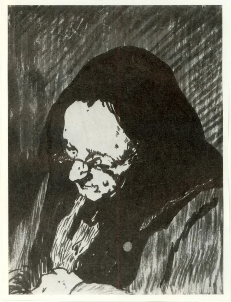 Ribot, Th&eacute;odule , Ritratto di vecchia