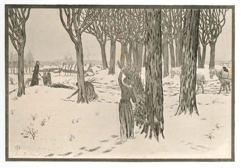 Anonimo , Rivi&egrave;re, Henri - sec. XIX - L'Hiver , fronte