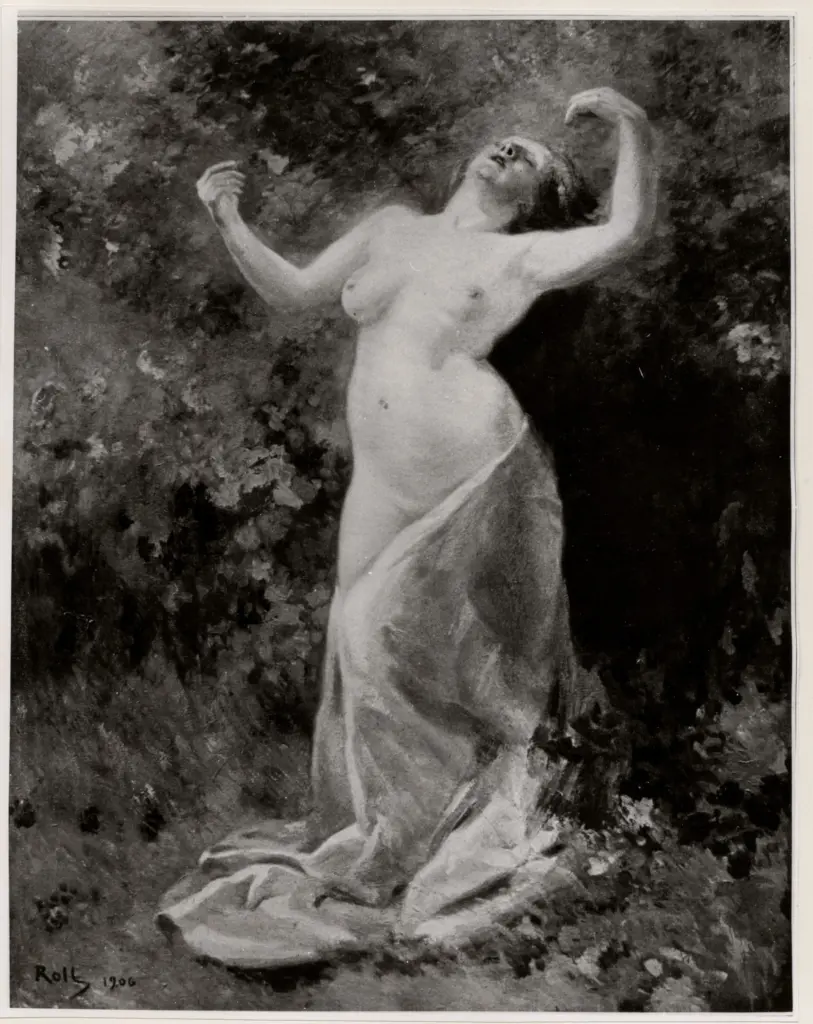 Anonimo , Roll, Alfred Philippe - sec. XX - Caresse de soleil , fronte