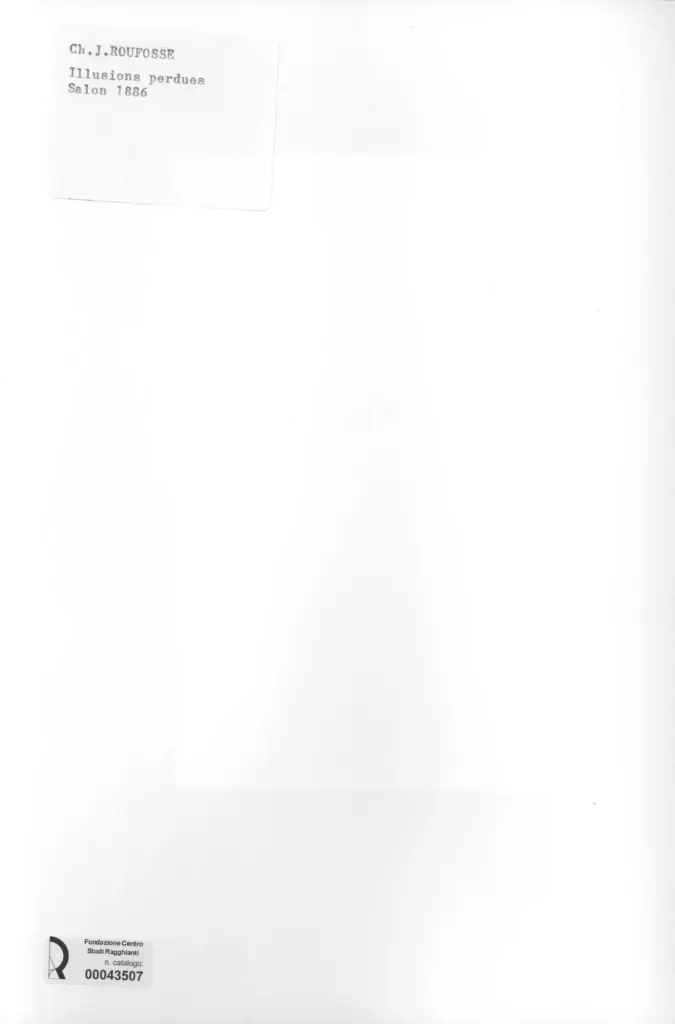Anonimo , Roufosse, Ch. J. - sec. XIX - Illusions perdues , retro