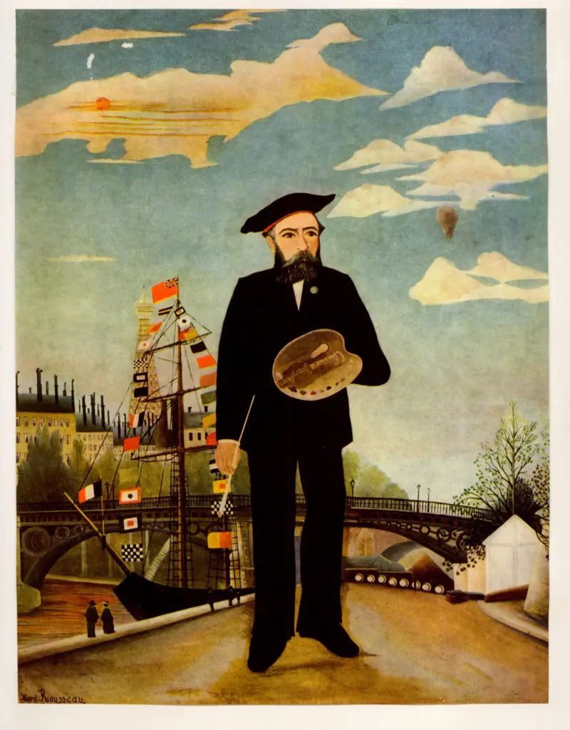 Anonimo , Rousseau, Henri - sec. XIX - Autoritratto , fronte