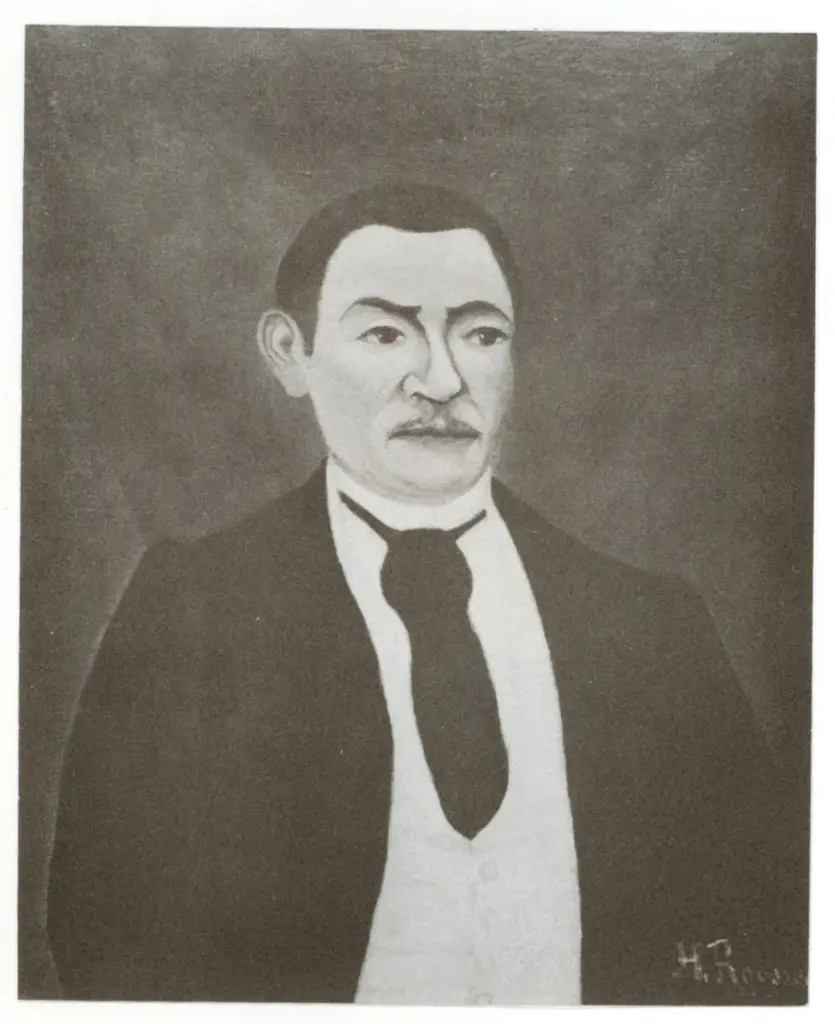 Anonimo , Rousseau, Henri - sec. XIX - Portrait de Monsieur S. , fronte