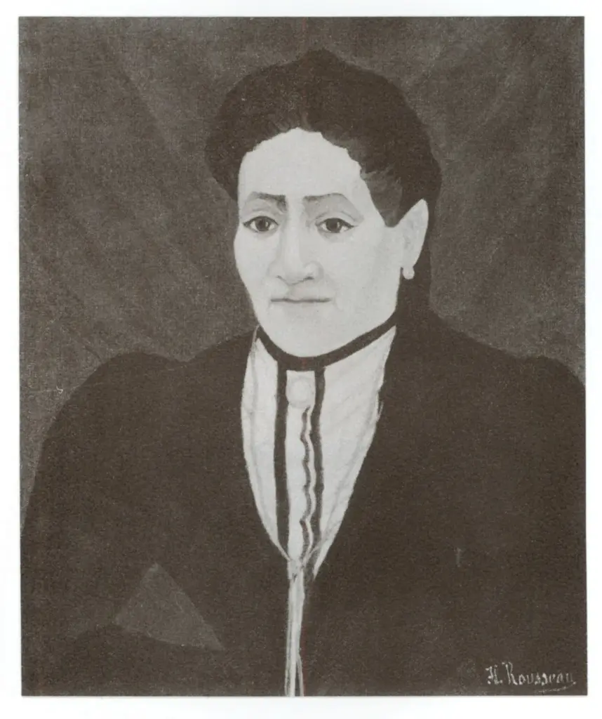 Anonimo , Rousseau, Henri - sec. XIX - Portrait of Madame S. , fronte