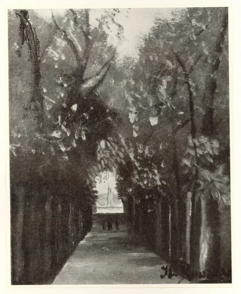 Rousseau, Henri , Studio per "Allée au Parc St. Cloud"