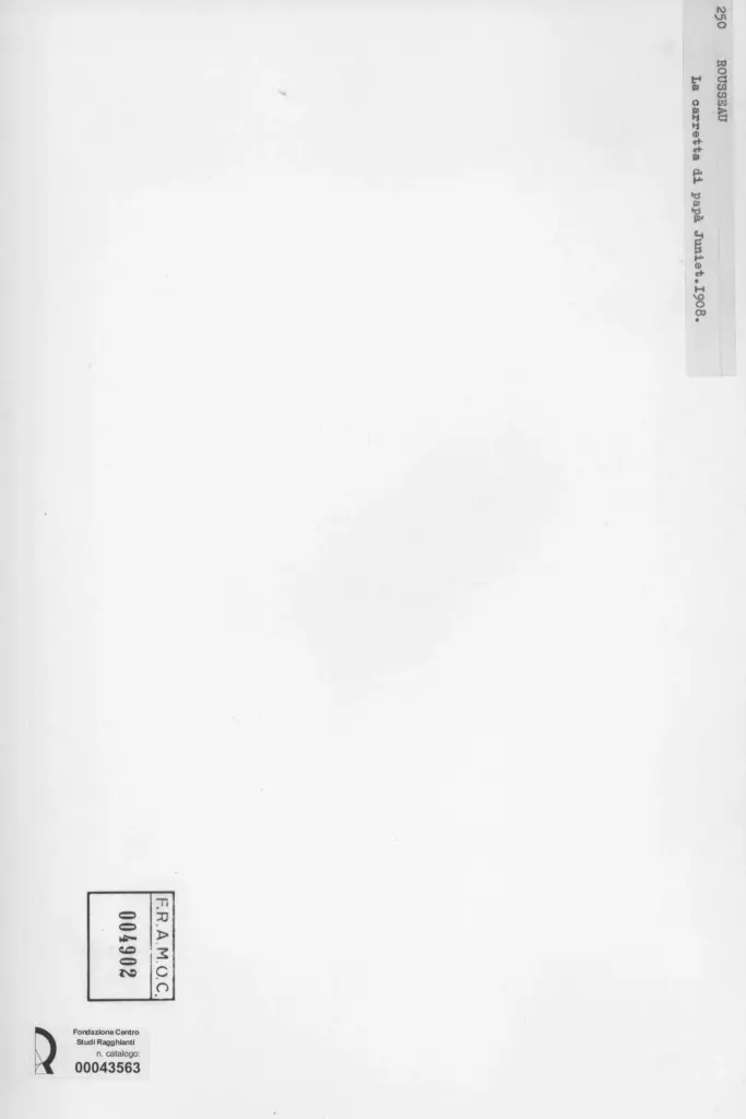 Anonimo, Anonimo , retro