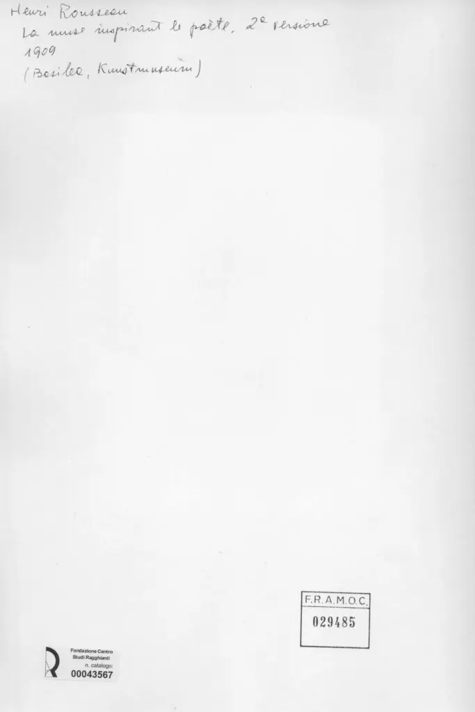 Anonimo , Rousseau, Henri - sec. XX , retro