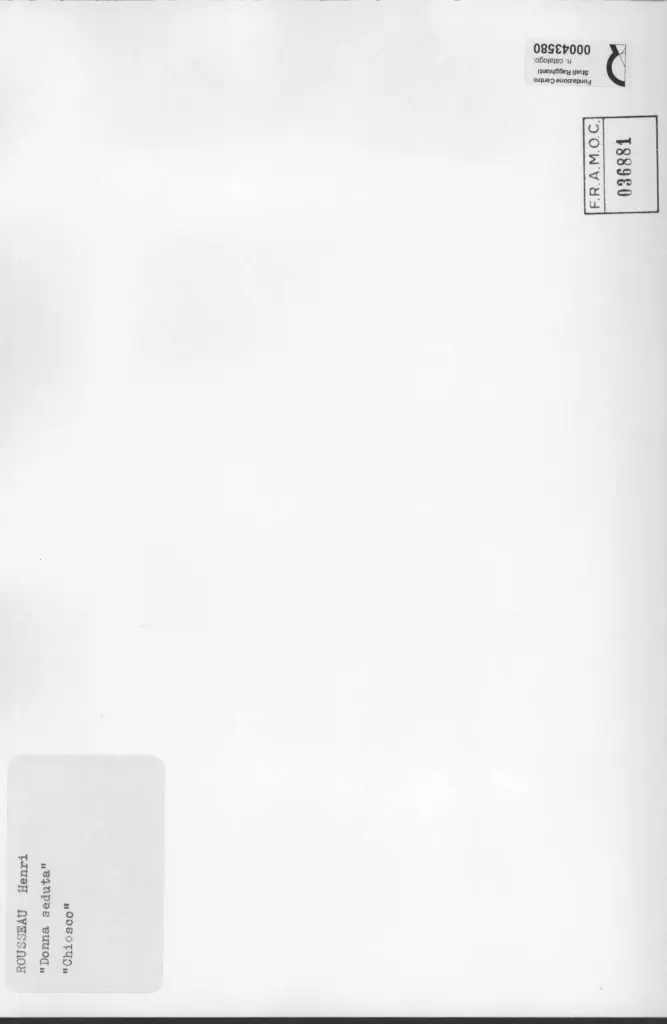 Anonimo, Anonimo , retro