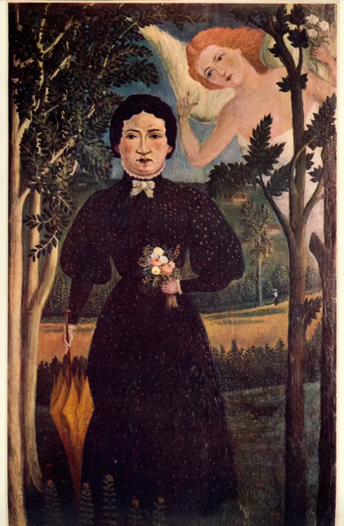 Anonimo , Rousseau, Henri - sec. XIX - Figura di donna , fronte