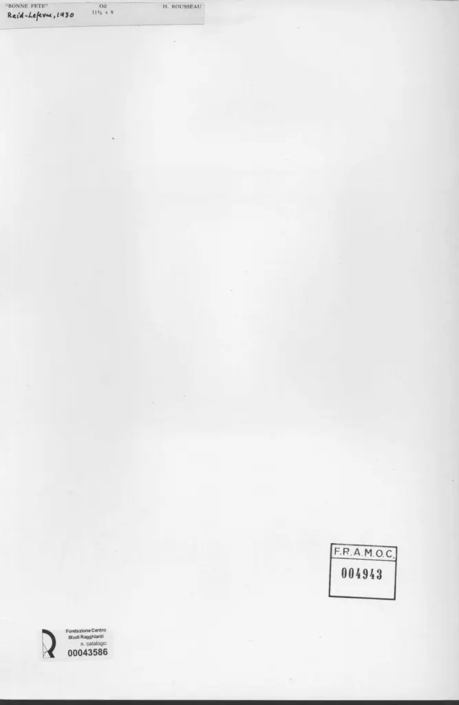 Anonimo , Rousseau, Henri , retro