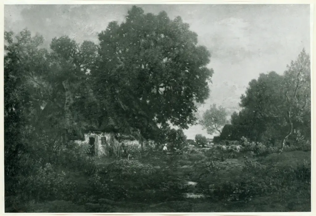 Rousseau, Th&eacute;odore , The Thatched Cottage