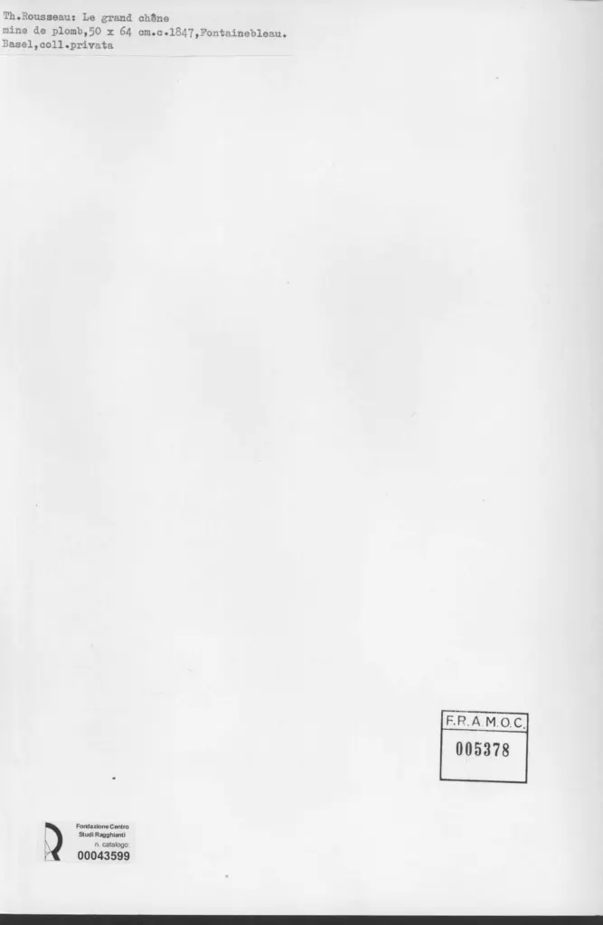 Anonimo , Rousseau, Th&eacute;odore - sec. XIX , retro