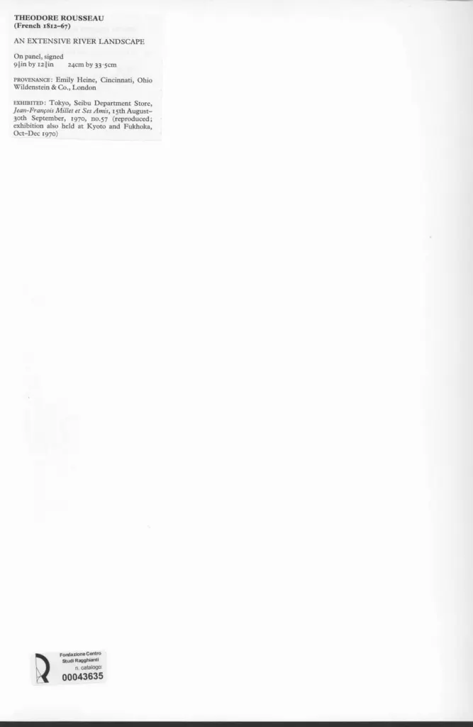 Anonimo , Rousseau, Th&eacute;odore , retro