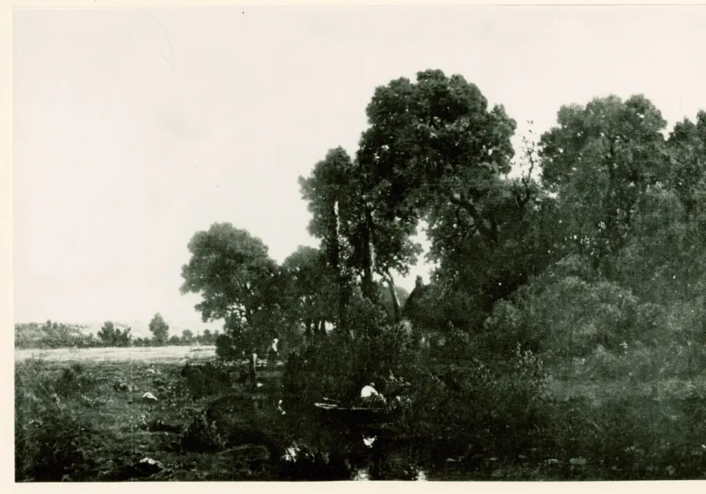 Rousseau, Th&eacute;odore , Apr&egrave;s le coucher du Soleil