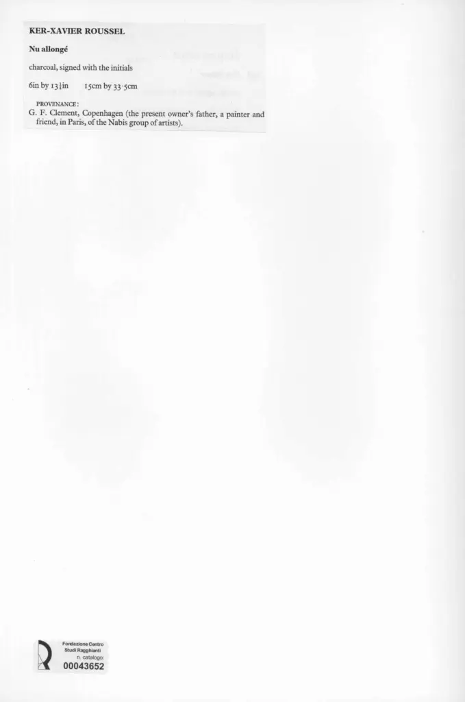 Anonimo , Roussel, Ker Xavier , retro