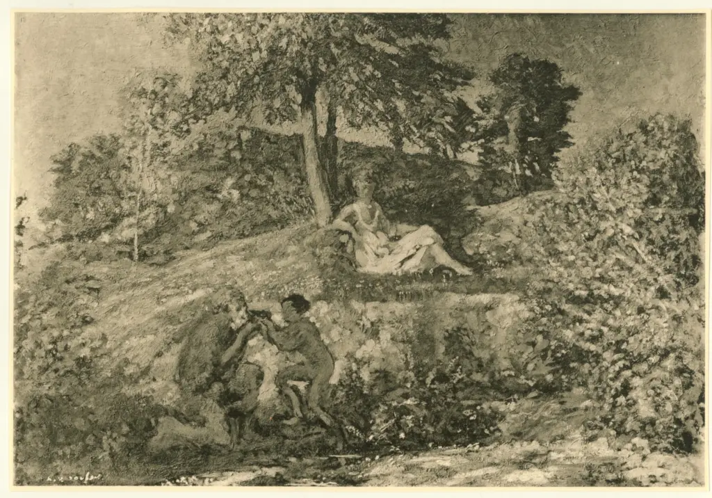 Roussel, Ker Xavier , Faune jouant du hautbois
