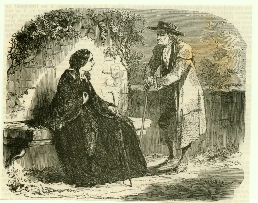 Roux, George , Alors il fixa sur moi regard p&eacute;n&eacute;trant