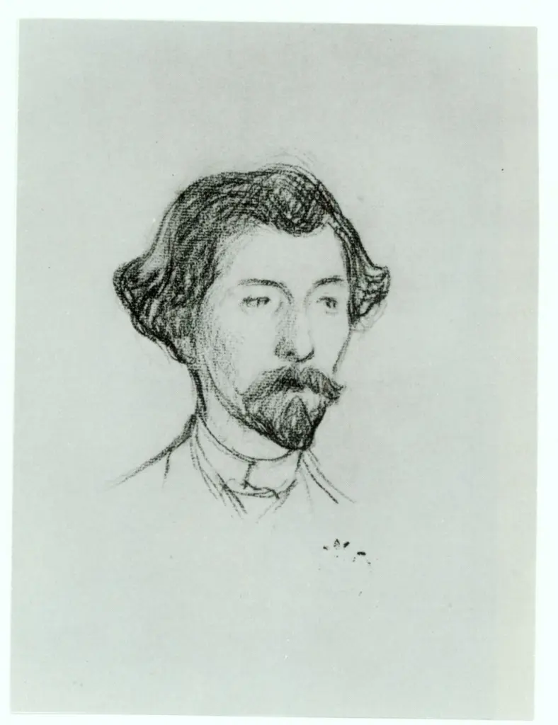 Anonimo , Schuffenecker, Emil - sec. XIX - Portrait d'Emil Bernard , fronte