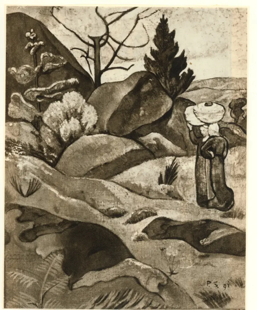 Anonimo , Serusier, Paul - sec. XIX - Huelgoat en Bretagne , fronte