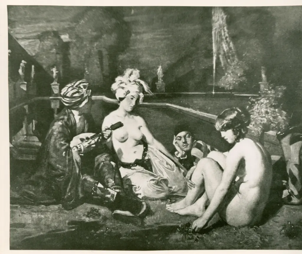 Simon, Lucien , Le parc