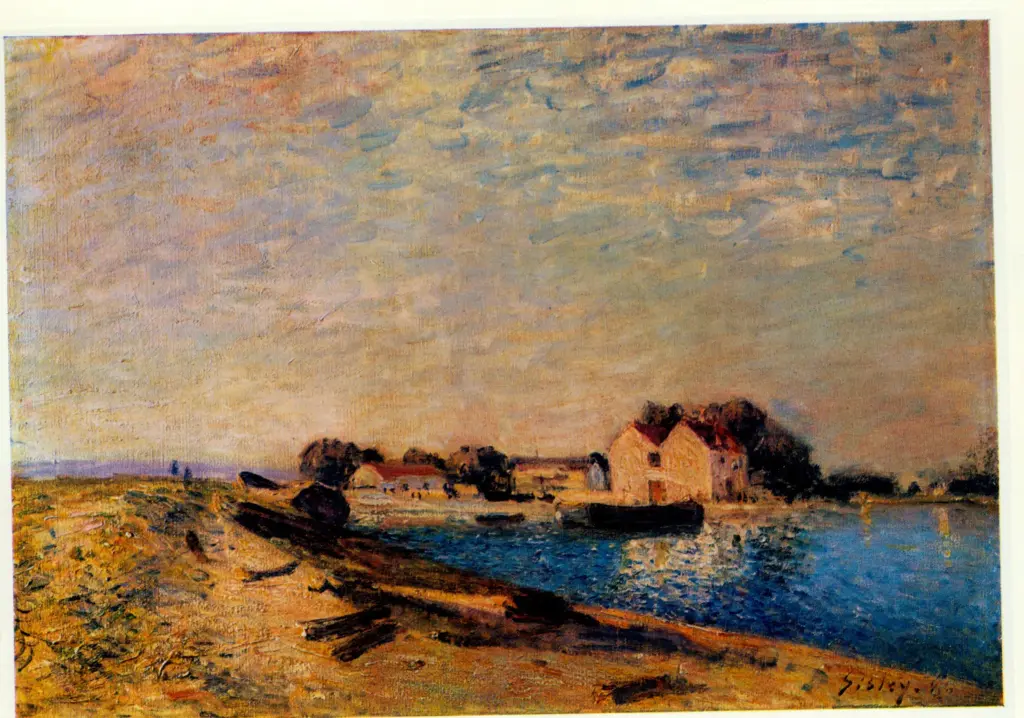 Sisley, Alfred , Le barrage de Saint Mammes