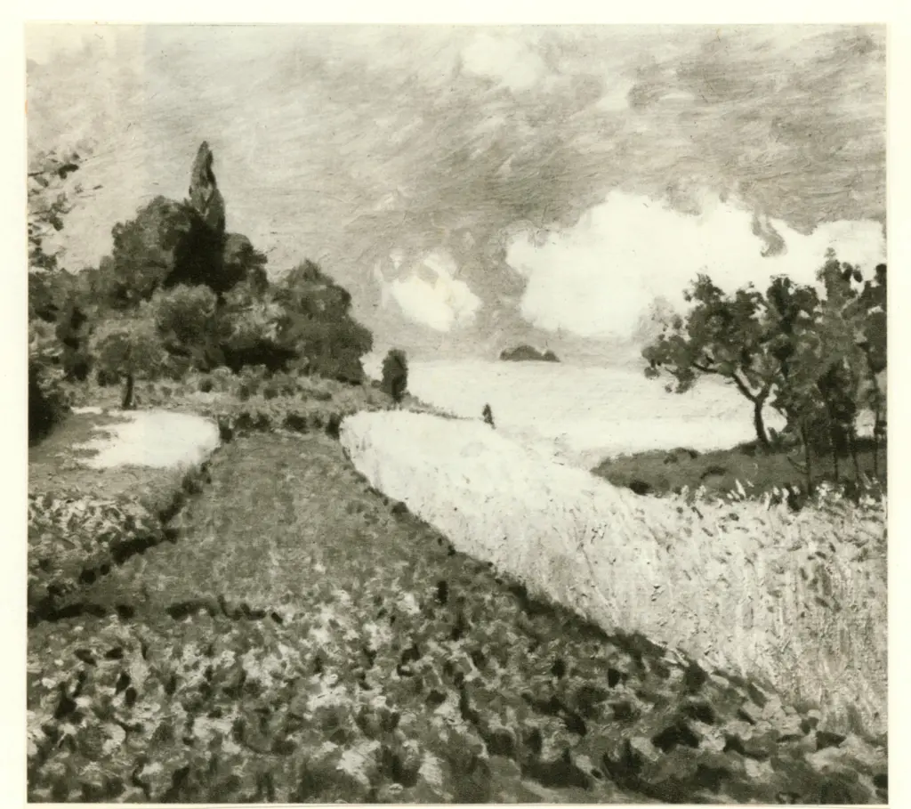 Sisley, Alfred , Le champ de bl&eacute;
