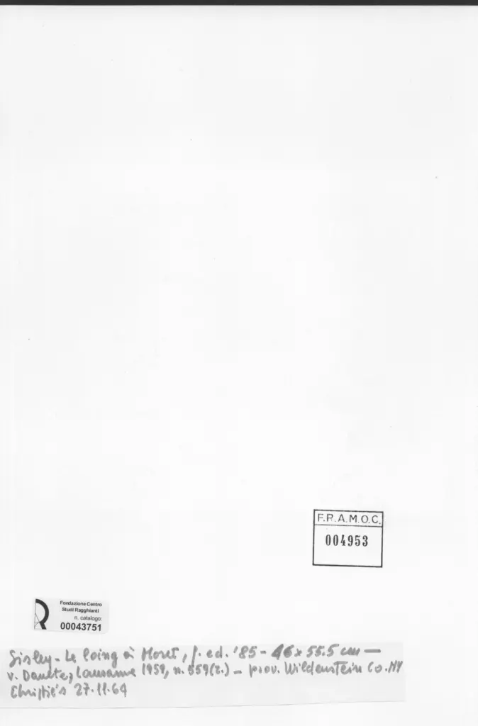 Sisley, Alfred - sec. XIX , retro