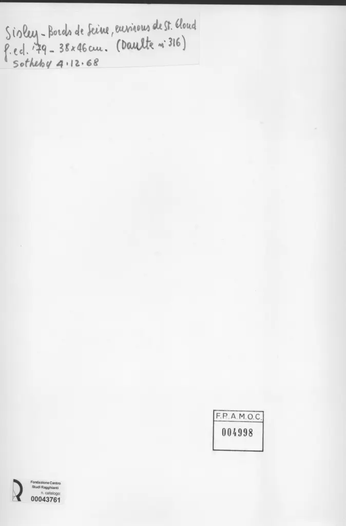 Sisley, Alfred - sec. XIX , retro