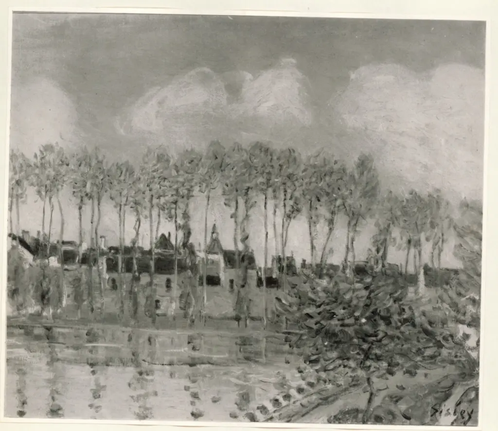 Anonimo , Sisley, Alfred - sec. XIX - Moret-sur-Loing , fronte