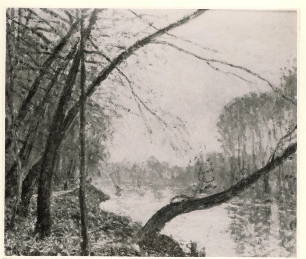 Anonimo , Sisley, Alfred - sec. XIX - Matinée d'octobre , fronte