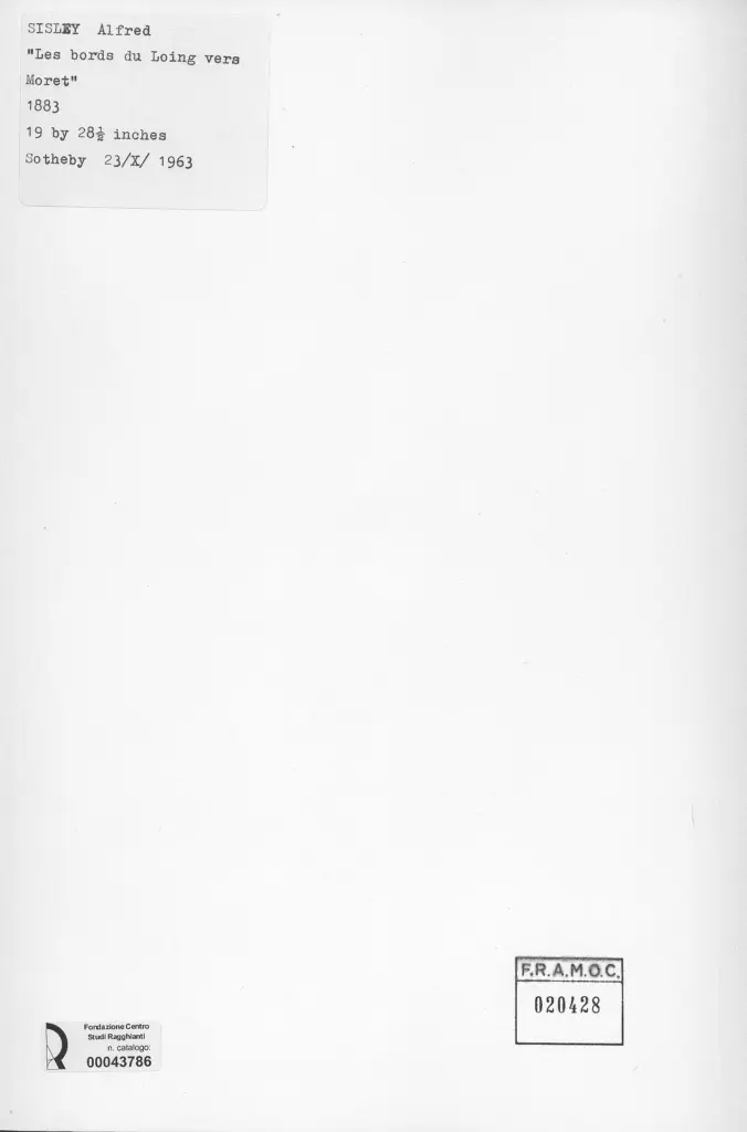 Sisley, Alfred - sec. XIX , retro