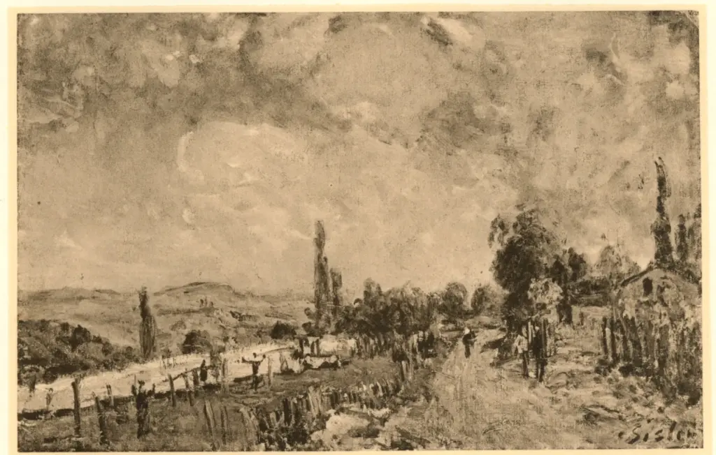 Sisley, Alfred , Sommerlandschaft