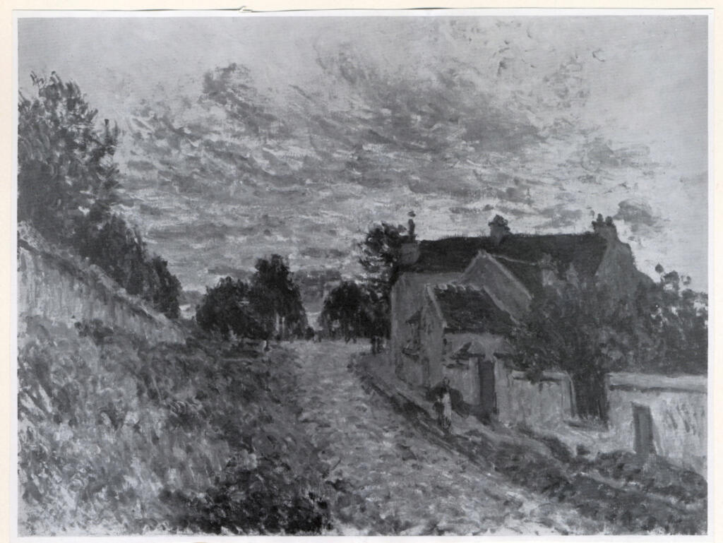 Sisley, Alfred , Un chemin a Louveciennes