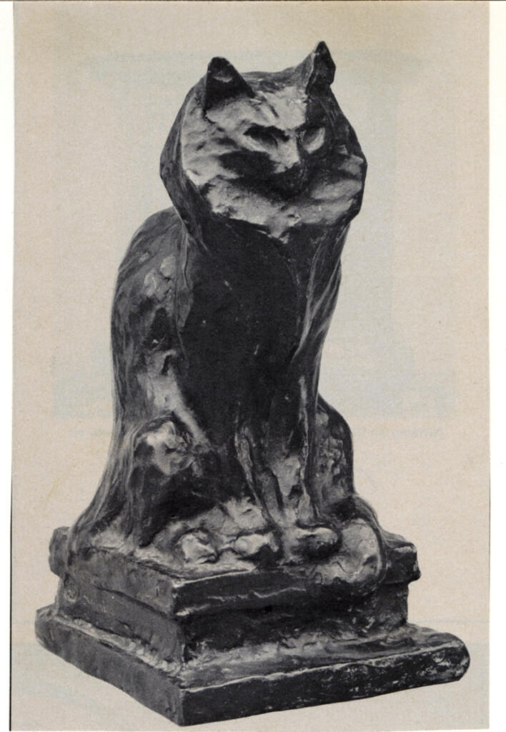Anonimo , Steinlen, Theophile-Alexandre - sec. XIX - Chat Sphynx , fronte