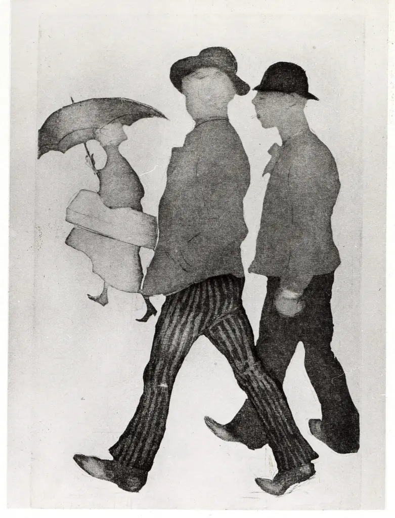 Steinlen, Theophile-Alexandre , Les deux gigolos