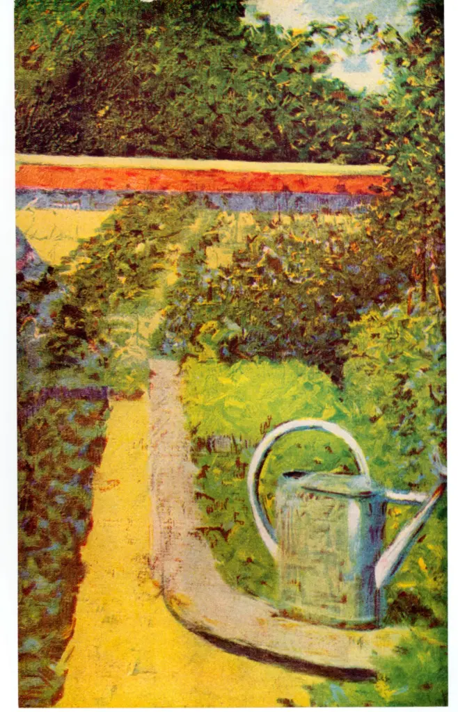 Anonimo , Seurat, Georges - sec. XIX - L'annaffiatoio , fronte