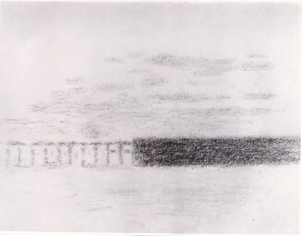 Anonimo , Seurat, Georges - sec. XIX - L'estachade de Port-en-Bassin , fronte