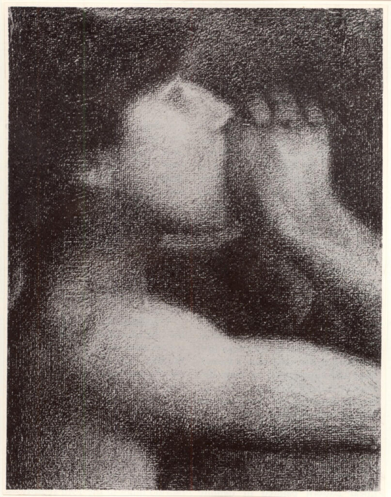 Anonimo , Seurat, Georges - sec. XIX - L'echo-Study for une Bagnaide , fronte