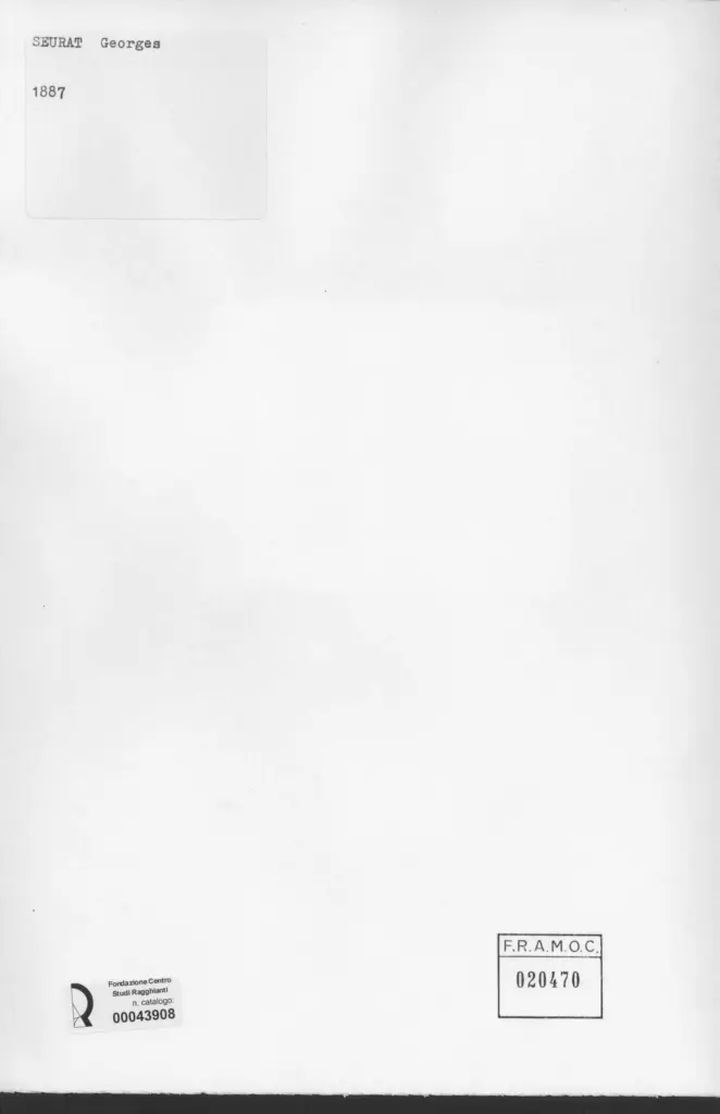 Anonimo , Seurat, Georges , retro