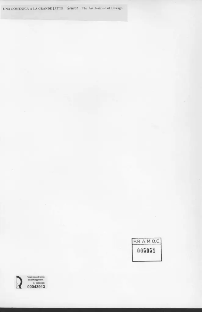 Anonimo , Seurat, Georges - sec. XIX , retro