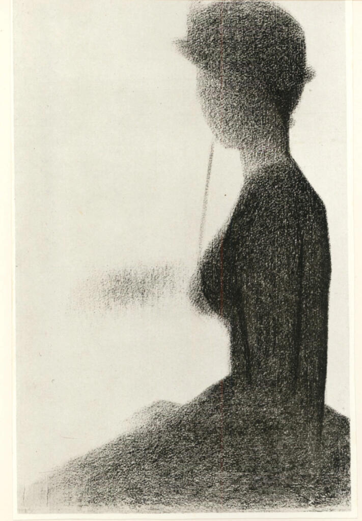 Anonimo , Seurat, Georges - sec. XIX - Seated Woman , fronte