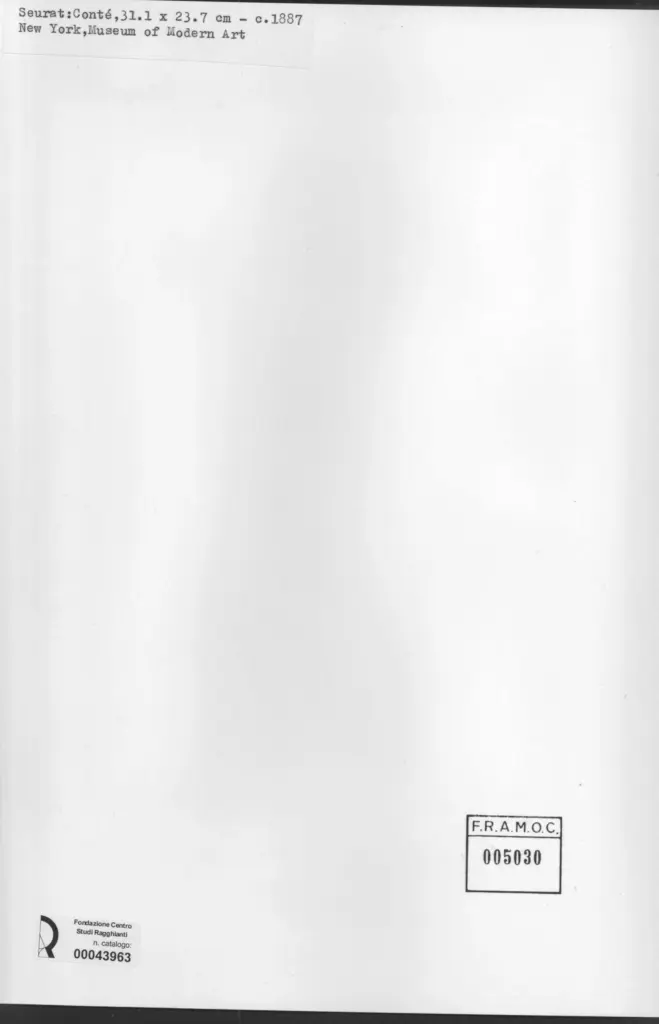 Anonimo , Seurat, Georges - sec. XIX - La cantante , retro