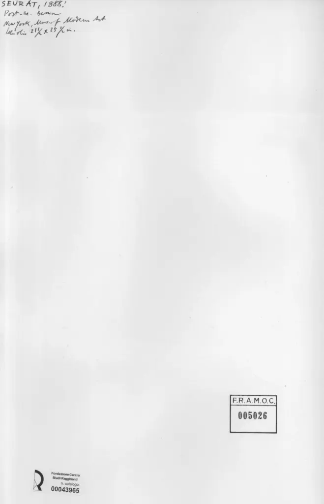 Anonimo , Seurat, Georges - sec. XIX - Port-en-Bessin , retro