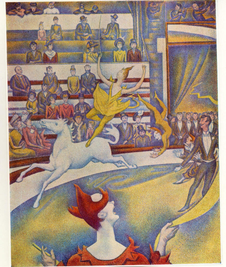 Anonimo , Seurat, Georges - sec. XIX - The circus , fronte