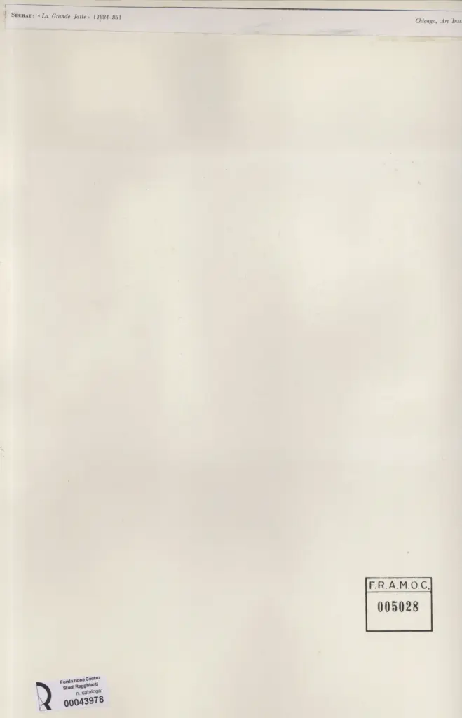 Anonimo , Seurat, Georges - sec. XIX , retro