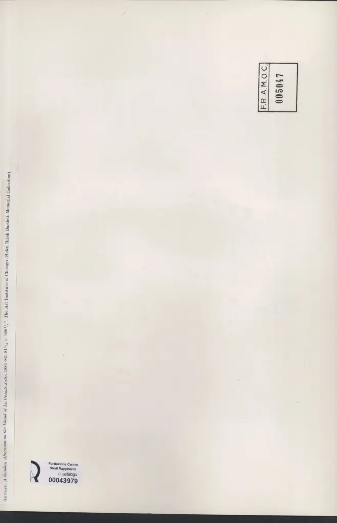 Anonimo , Seurat, Georges - sec. XIX , retro